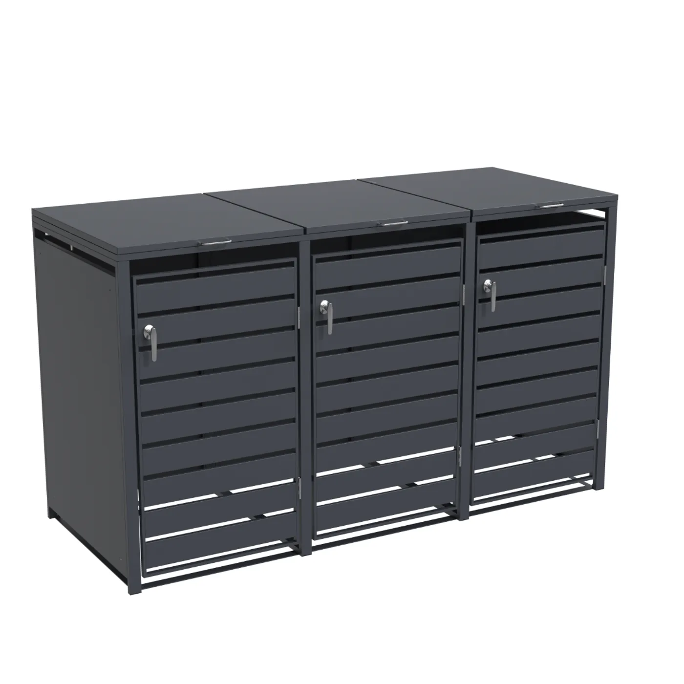 Tuinchamp containerberging staal — 3 containers